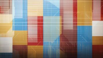 Abstract background with many different colored squares photo