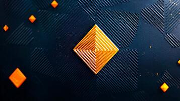 A close up of a diamond pattern on a black background photo