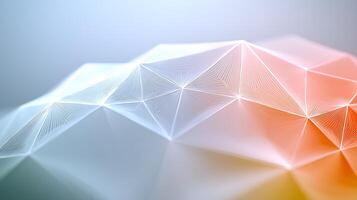 Abstract background with triangles and lines photo