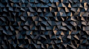 3d rendering of a black and white background with triangular shapes photo