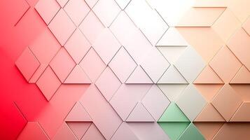 Abstract background with triangles and squares photo