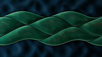 A green and black background with waves photo