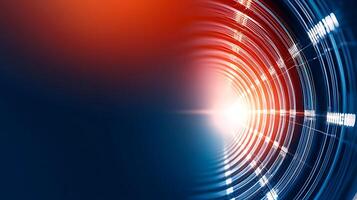Abstract background with red and blue lines photo