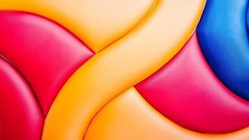 A colorful abstract wall with many different colors photo