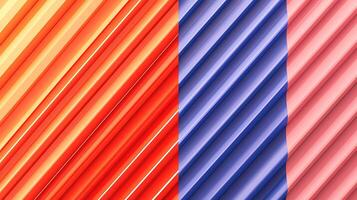 A set of four different colored stripes photo