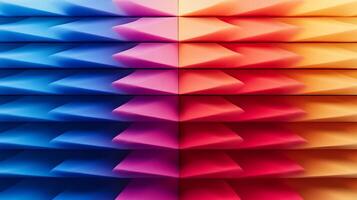 Abstract background with colorful cubes photo