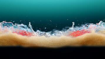 A brown and orange liquid photo
