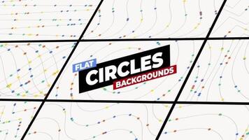 Flat Circles Backgrounds motion_graphic