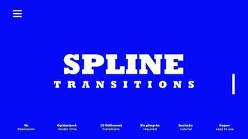 especial spline transições motion_graphic