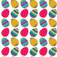 Easter eggs. Seamless pattern. Modern colorful design vector