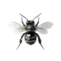 Animated Looking Bee with Natural Features png