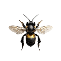 Tiny and Agile Bee with Lively Wings png