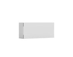 A Rectangular Cardboard Box For Packaging, Positioned Horizontally 3d Illustration png