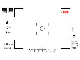 Capture camera template banner, photography and focus, shutter design, photo snapshot device shoot picture equipment, digital technology optics, illustration vector