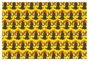 Mysterious Pumpkin Witch Pattern for a Hauntingly Beautiful Design png