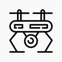 Design Illustration graphic of drone 2.0 icon with line style. Suitable for UI, mobile design, web design, etc. vector
