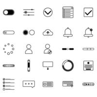 UI UX ICON COLLECTION vector