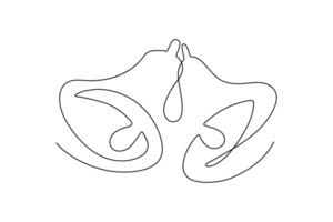 Artistic representation of hearts and teardrops in a minimalistic line drawing style vector