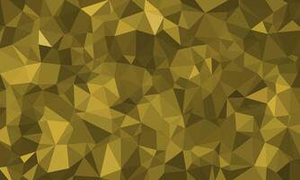 Seamless abstract triangle pattern background on dark yellow dijon mustard color. Illusion geometric design vector