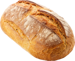 Freshly Baked Artisanal Sourdough Bread Loaf with Crispy Crust and Rustic Texture png
