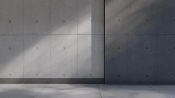 a empty interior room shadow wall space background mock up architecture sunlight. empty home modern window light floor design apartment video