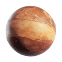 The planet mars is shown in this image png