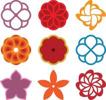 Flowers Color Object vector
