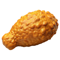 A large orange chicken with holes in it png