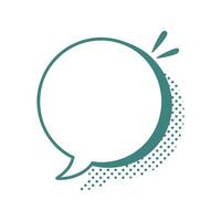 Speech bubble icon illustration vector