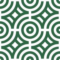 A green and white geometric pattern vector