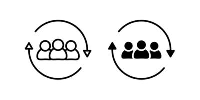 People icons set. for mobile concept and web design. illustration vector