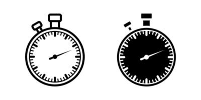Stopwatch icon. fast time sign. for mobile concept and web design. illustration vector