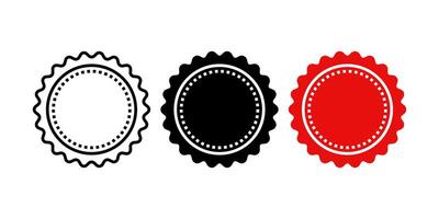 Stamp icon set. for mobile concept and web design. illustration vector
