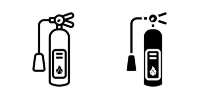 Fire Extinguisher icon set. for mobile concept and web design. illustration vector