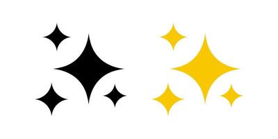 Shine icons set. for mobile concept and web design. illustration vector