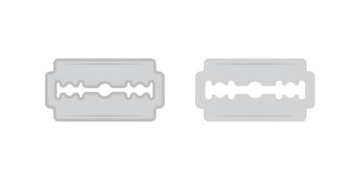 Set of Razor blade icons. for mobile concept and web design. illustration on white background vector