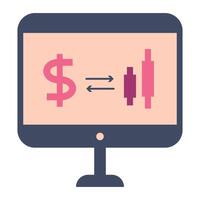 Business Statistic Graphic Element design vector