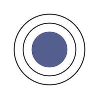 Bauhaus style shape element vector