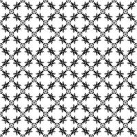 Monochromatic geometric composition with infinite repetition, blending elegant patterns and flowing decorative elements vector