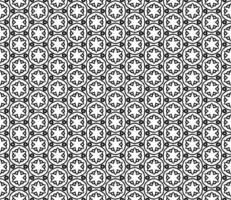 Duotone abstract pattern with seamless transitions, incorporating intricate grayscale elements and flowing mosaic-inspired decorative forms vector