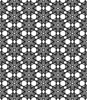 Duotone mosaic composition with endless rhythm, incorporating sophisticated grayscale elements vector