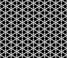 Duotone abstract arrangement with infinite repetition, blending sophisticated grayscale elements and intricate mosaic details vector
