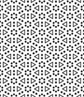 Grayscale geometric pattern with seamless transitions, combining sophisticated elements vector