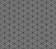 Monochromatic geometric patterns flowing endlessly across a stark backdrop, featuring intricate grayscale ornaments and mosaic-inspired elements creating harmonious visual rhythm vector