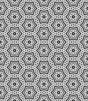 Grayscale geometric composition with seamless transitions, showcasing sophisticated motifs and detailed mosaic vector