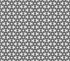 Duotone mosaic arrangement with endless rhythm, featuring sophisticated grayscale patterns and flowing ornamental forms vector