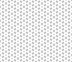 Grayscale mosaic pattern with endless rhythm, featuring intricate black and white elements and sophisticated arrangements vector