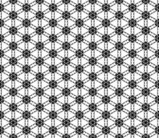 Grayscale ornamental arrangement with continuous flow, combining sophisticated black and white motifs and detailed mosaic patterns vector