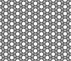 Grayscale mosaic composition with endless rhythm, combining sophisticated patterns and detailed decorative arrangements vector