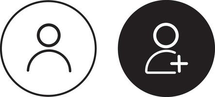 User icon in flat style. Profile and people silhouette. people icon. vector